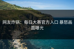 网友炸锅：每日大赛官方入口 暴怒画面曝光