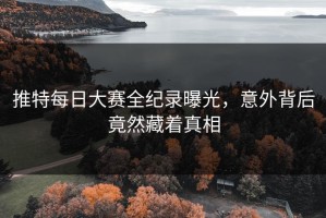 推特每日大赛全纪录曝光，意外背后竟然藏着真相