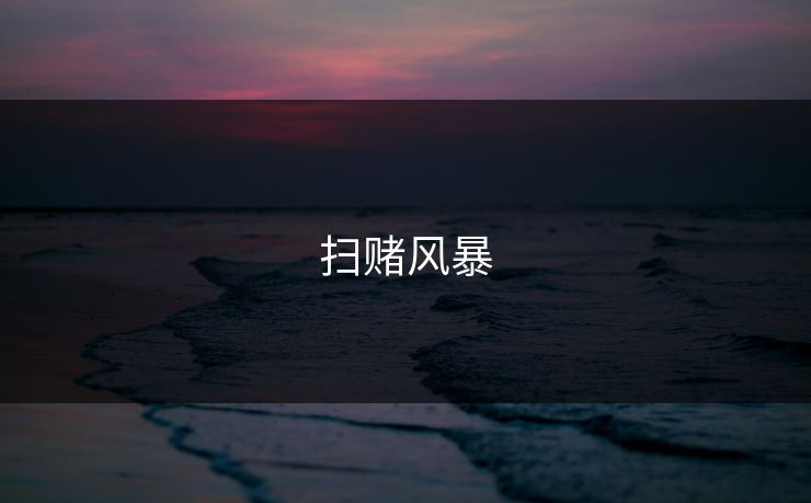 扫赌风暴 扫赌风暴