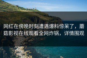 网红在傍晚时刻遭遇爆料惊呆了，蘑菇影视在线观看全网炸锅，详情围观